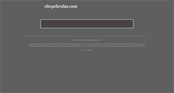 Desktop Screenshot of clicpeliculas.com